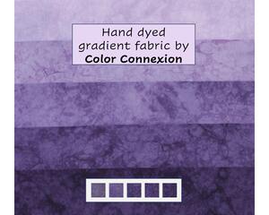hand dyed gradient bundle of quilting cotton
